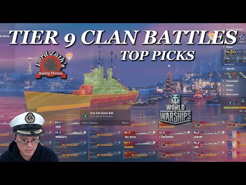 Tier 9 Clan Battle Suggestions & Meta Picks | World of Warships 2025