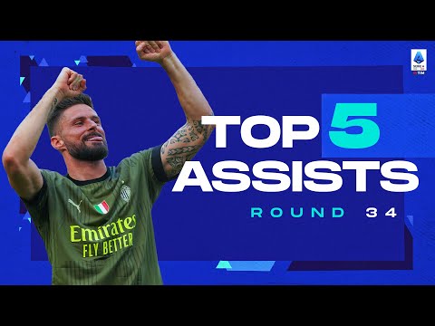 Giroud turns provider | Top Assists | Round 34 | Serie A 2022/23