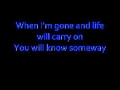 Kiss I Will Be There Lyrics