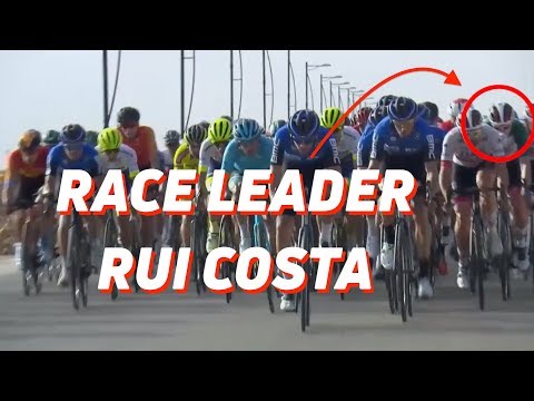 Rui Costa Causes MASSIVE Crash At Saudi Tour 2020