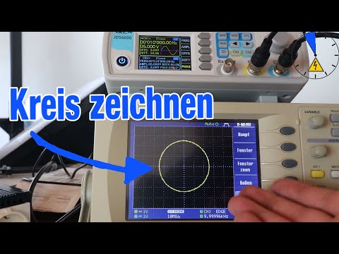 Kreis zeichnen! Lissajousfiguren mit dem Oszilloskop