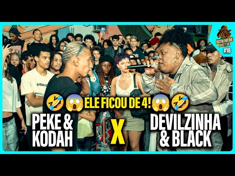 (ELE FICOU DE 4!😱🤣) PEKE & KODAH X DEVILZINHA E BLACK - 1ª FASE | BATALHA DA APO$TA🤑 #16|