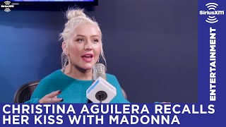 Christina Aguilera recalls her kiss with Madonna on the 2003 MTV VMAs