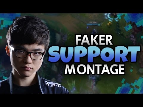 Faker SUPPORT Montage - UNBELIEVABLE Korean Solo Q Plays | League of Legends