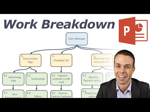 How to Make a Work Breakdown Structure (WBS) in PowerPoint