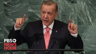 WATCH: Turkish President Recep Tayyip Erdoğan add