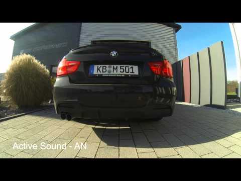 Power-Sound mit Active-Sound von insidePerformance für alle BMW Diesel Modelle - hier: 318d E90
