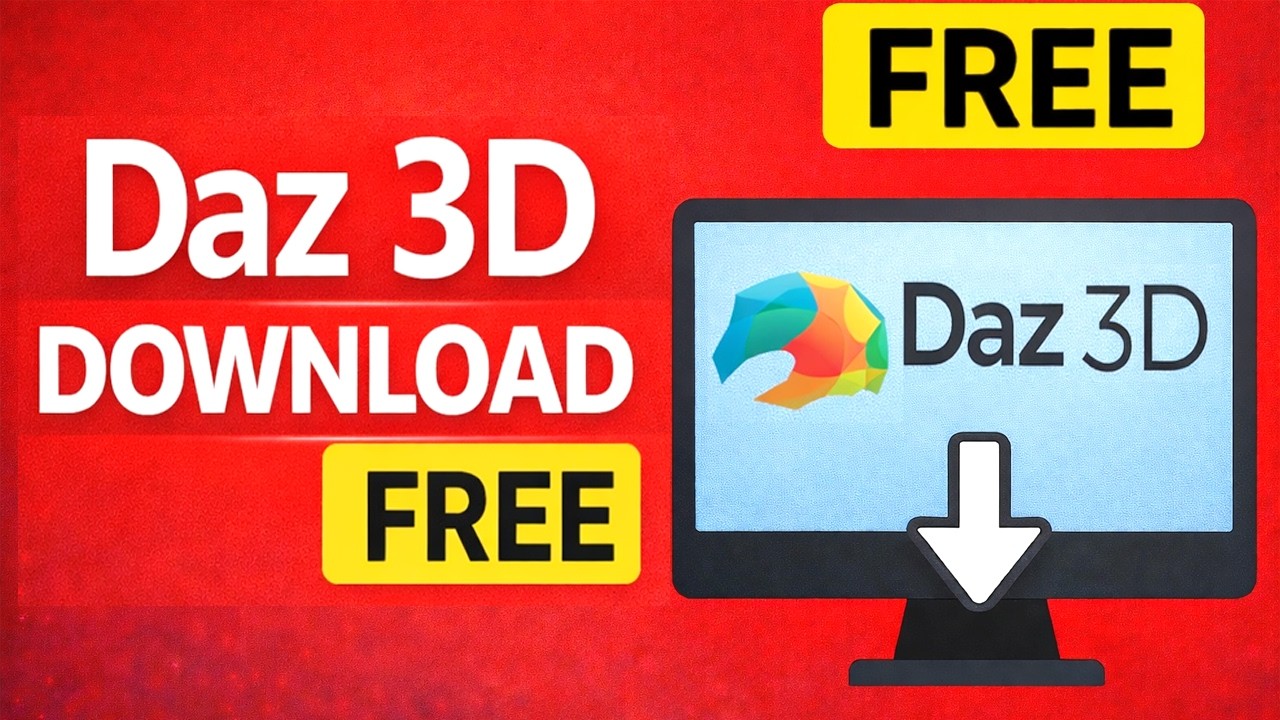 How to Download Daz Studio FREE 2026 | Daz 3D Download | Daz Studio Software | daz studio