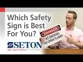 How to Select the Best Safety Sign for Your Facility