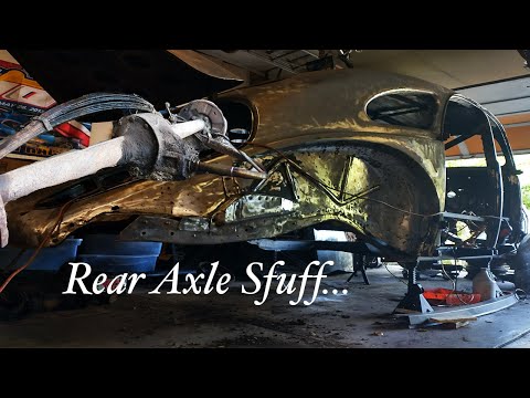 Rear Axle Stuff..  1938 Lincoln Zephyr Restoration Part 6
