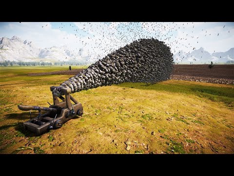 CATAPULT FULL AUTO vs 600.000 SPARTANS UEBS 2 - Ultimate Epic Battle Simulator 2