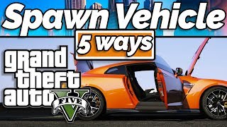 Different Ways to Spawn a Vehicle in GTA 5 (GTA Gamer)