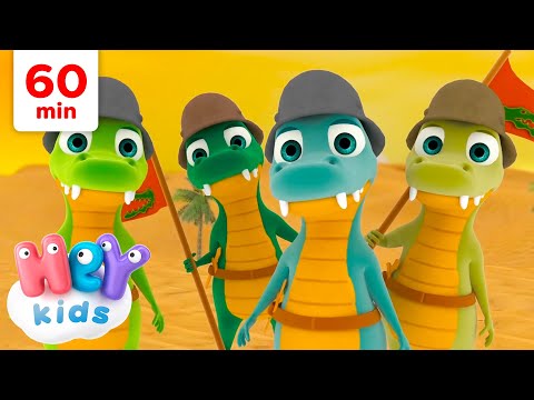 Ah Les Crocodiles et Plus! | 1H |  Chansons pour Enfants | HeyKids - Chansons des maternelles