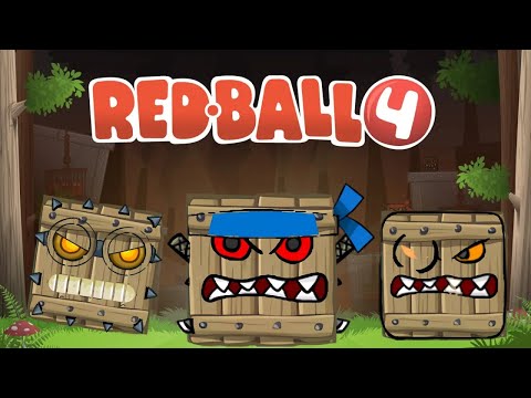 Red Ball 4 - Wood Boss - Wood Box - All Levels - Superspeed Gameplay - Gameplay Volume 1,2,3