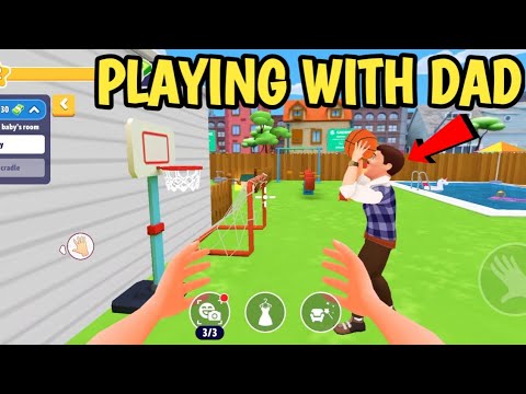 Playing With DAD (part 9) - Mother Life Simulator Eden - Mom Simulator games gameplay Walkthrough