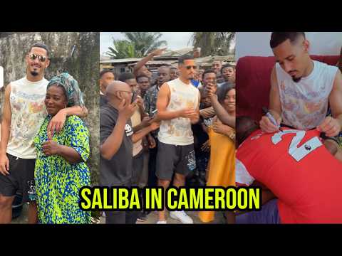 HEARTWARMING! William Saliba Returns to Cameroon to Visit His Grandmother ❤️
