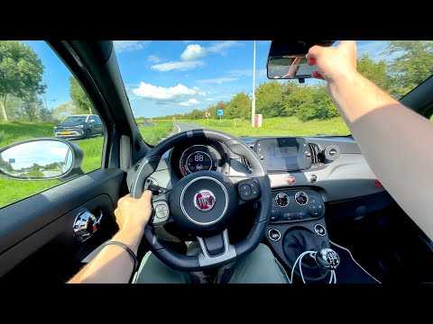 Fiat 500C Sport 0.9 TwinAir Turbo POV: The perfect Little City Car with an open roof! 🔥