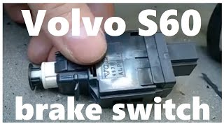 Volvo S60 V70 XC60 XC90 Brake pedal contact switch removal