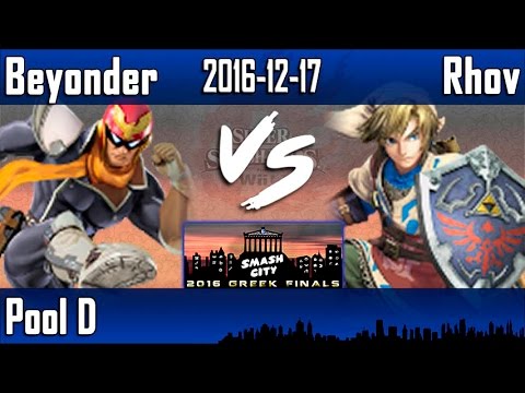 SC2016GF -Pool D-RR- Beyonder (Captain Falcon) vs Rhov (Link) - Smash 4