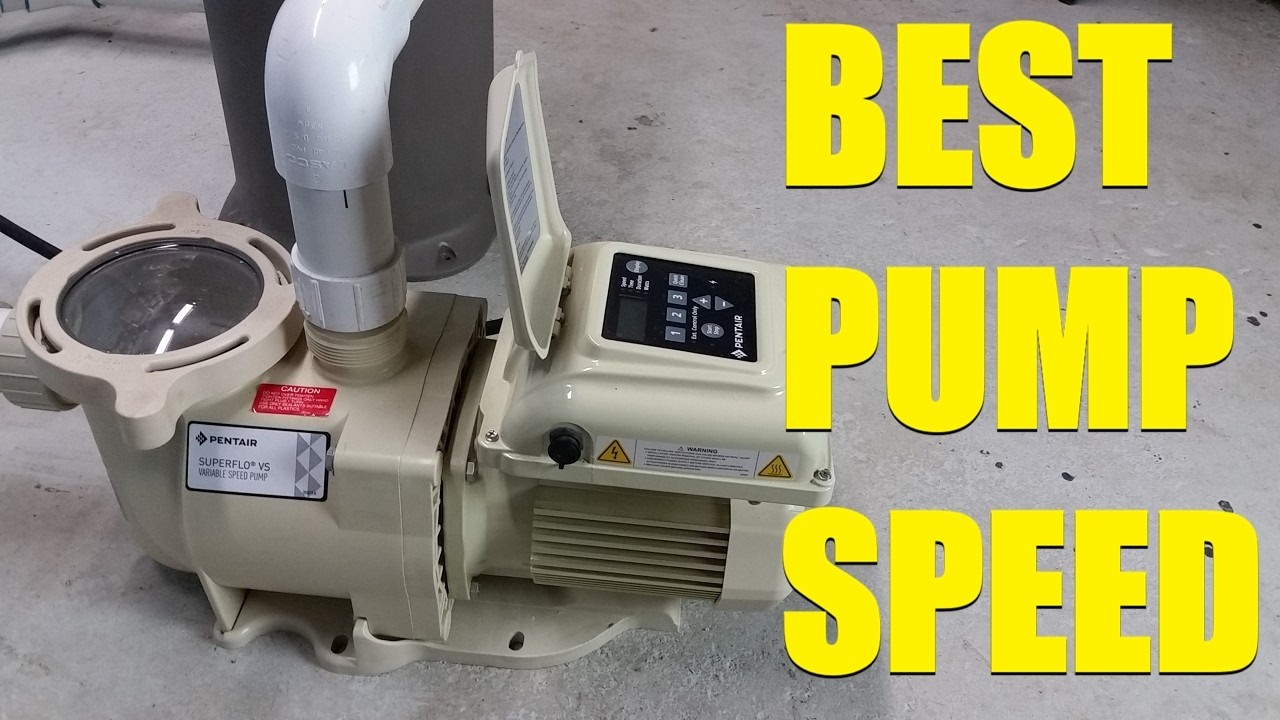 What Is The Best Speed For My Pool Pump?