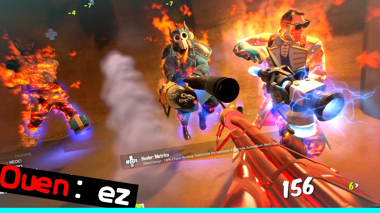 Pure W+M1 CHAOS 🔥 TF2 Pyro Gameplay 2026 [4K]