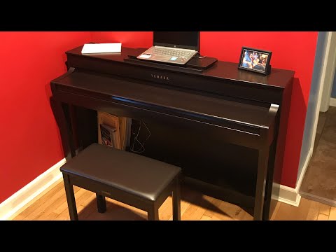 Yamaha Clavinova CLP 735 (Rosewood) Unboxing