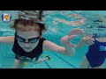 Shiloh Swims With Fins 2018 At Watersafe Swim School