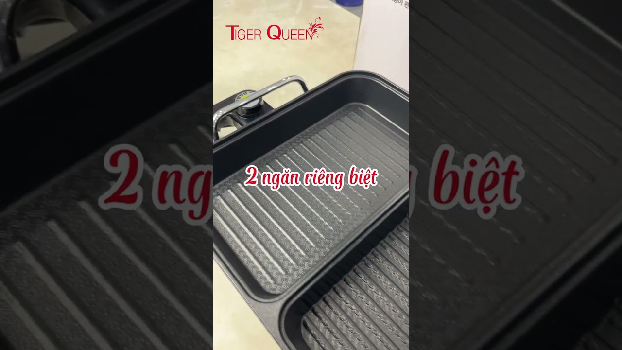 Bàn nướng điện đa năng 2 trong 1 Tiger Queen SQ-1400G [57cm]