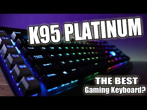 Corsair K95 Platinum RGB Mechanical Gaming Keyboard Review Video