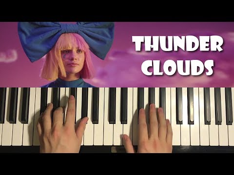 HOW TO PLAY - LSD - Thunderclouds (Piano Tutorial Lesson)
