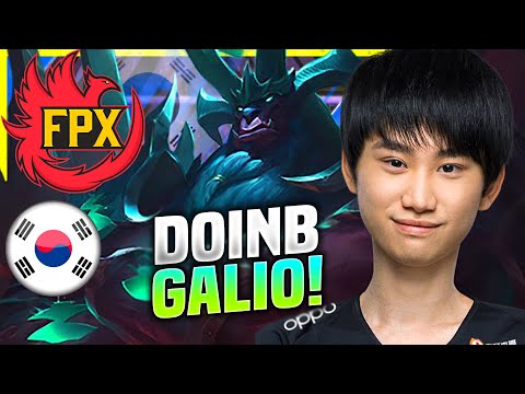 DOINB IS SO GOOD WITH GALIO! - FPX Doinb Plays Galio Mid vs Syndra! | KR SoloQ Patch 10.21