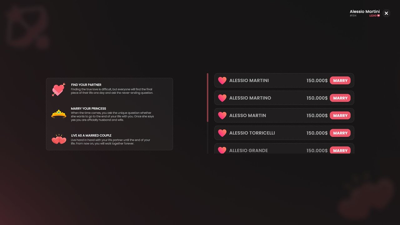 [ESX/QB] Viority Marry - Getting married on FiveM thumbnail 2