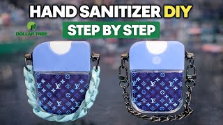 Dollar Tree Hand Sanitizer DIY | Sticker Template Step by Step