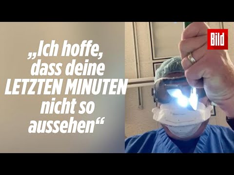 Schock-Video: Das sehen Corona-Patienten bevor sie sterben