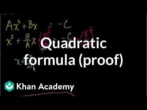 Quadratic Formula