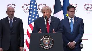 WATCH: Trump says there doesn't have to be anything enforceable in Iran deal because he'll bomb them