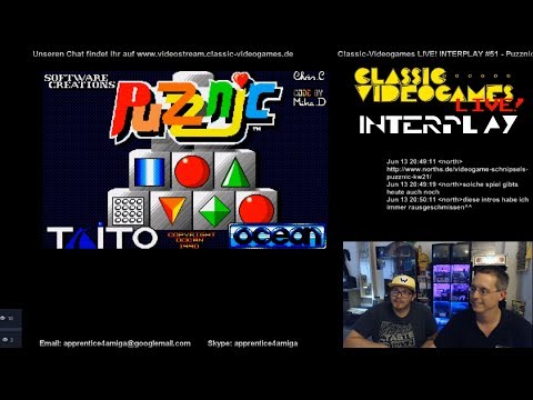 Classic-Videogames LIVE! INTERPLAY #51 - Puzznic