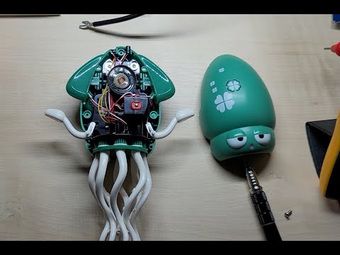 Aliexpress Dancing squid toy Teardown | 알리 오징어 장난감 분해