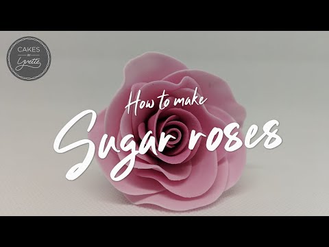 How to make impressive sugar Roses | Cakes by Yvette
