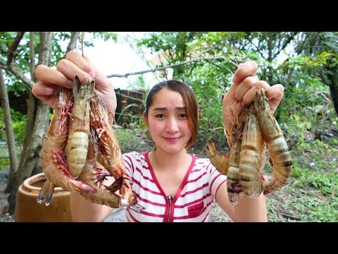 Yummy Shrimp Stir Fried Black Pepper Recipe - Yummy Shrimp Stir Fried Cooking - Cooking With Sros Video