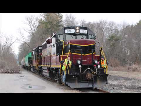 Mass Coastal MC-4 on the Dean St. Branch, Taunton, MA - 2/20/2023