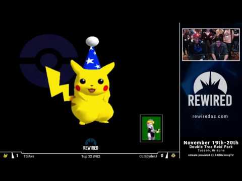 Rewired 2016 Melee Singles Top 48 WR2 - TS|Axe (Pikachu) vs CL|SpyderJ (Sheik)