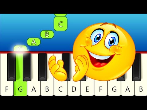 5 Very easy Children Songs for children to learn on the Piano (Tutorial)