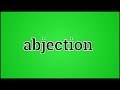 What Abjection Means