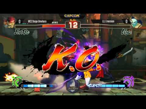 USF4 EVO 2014 Daigo Umehara (E.RYU) vs LLL Emersion (VEGA)