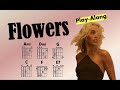 Flowers (Miley Cyrus) Guitar Chord and Lyric Play-Along