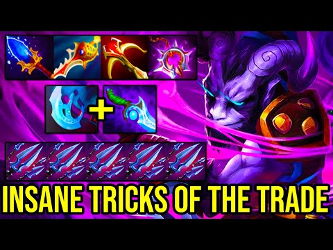 INSANE TRICKS OF THE TRADE - CRAZY CARRY BUILD - INTENSE TEAM FIGHT - DOTA 2 GAMEPLAY