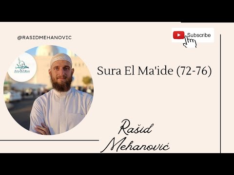 Nevjernici su oni koji govore:"Bog je, doista,Isa,sin Merjemin!"Sura El Ma'ide72-76 Rašid Mehanović
