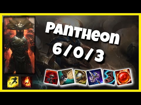 KOREAN Challenger Pantheon SUPPORT (6/0/3) vs LEONA Gameplay Replay - Patch 10.20