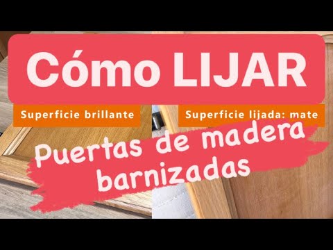 Miniatura del vídeo: lijar puertas de madera sin dejar marcas